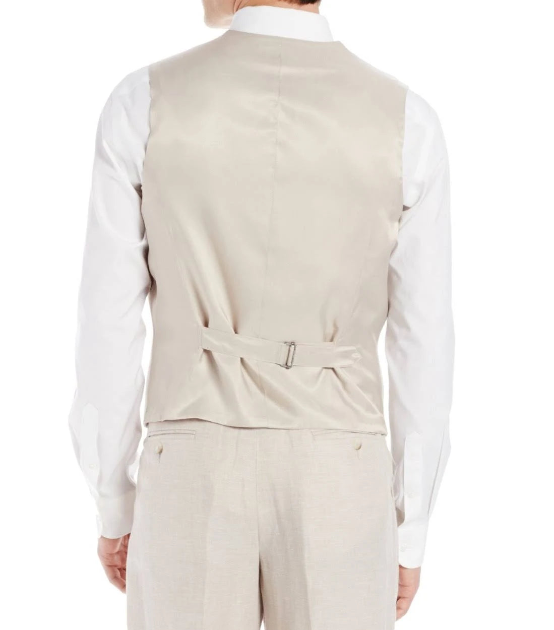 Mens Woven Solid Vest W4827
