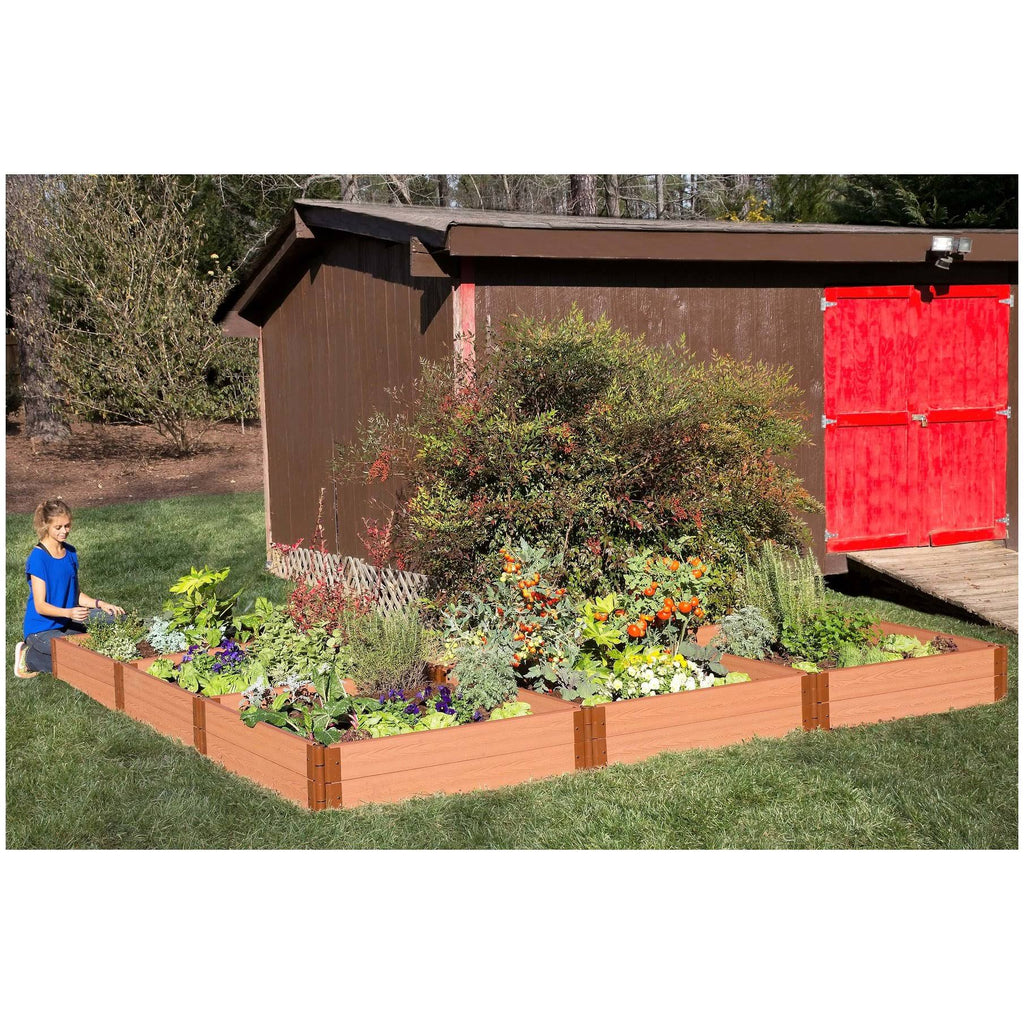 Raised Garden Bed L Shaped 12 x 12 x 11x22 1x22 Profile H3429