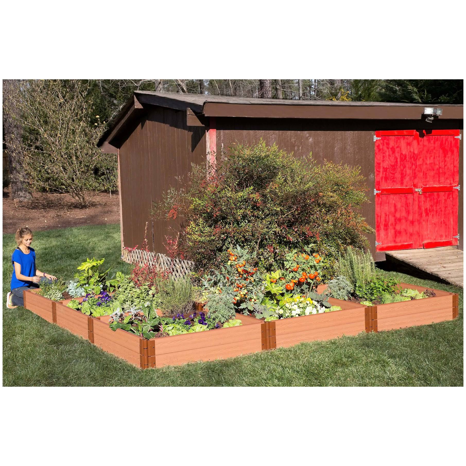 Raised Garden Bed L Shaped 12 x 12 x 11x22 1x22 Profile H3429