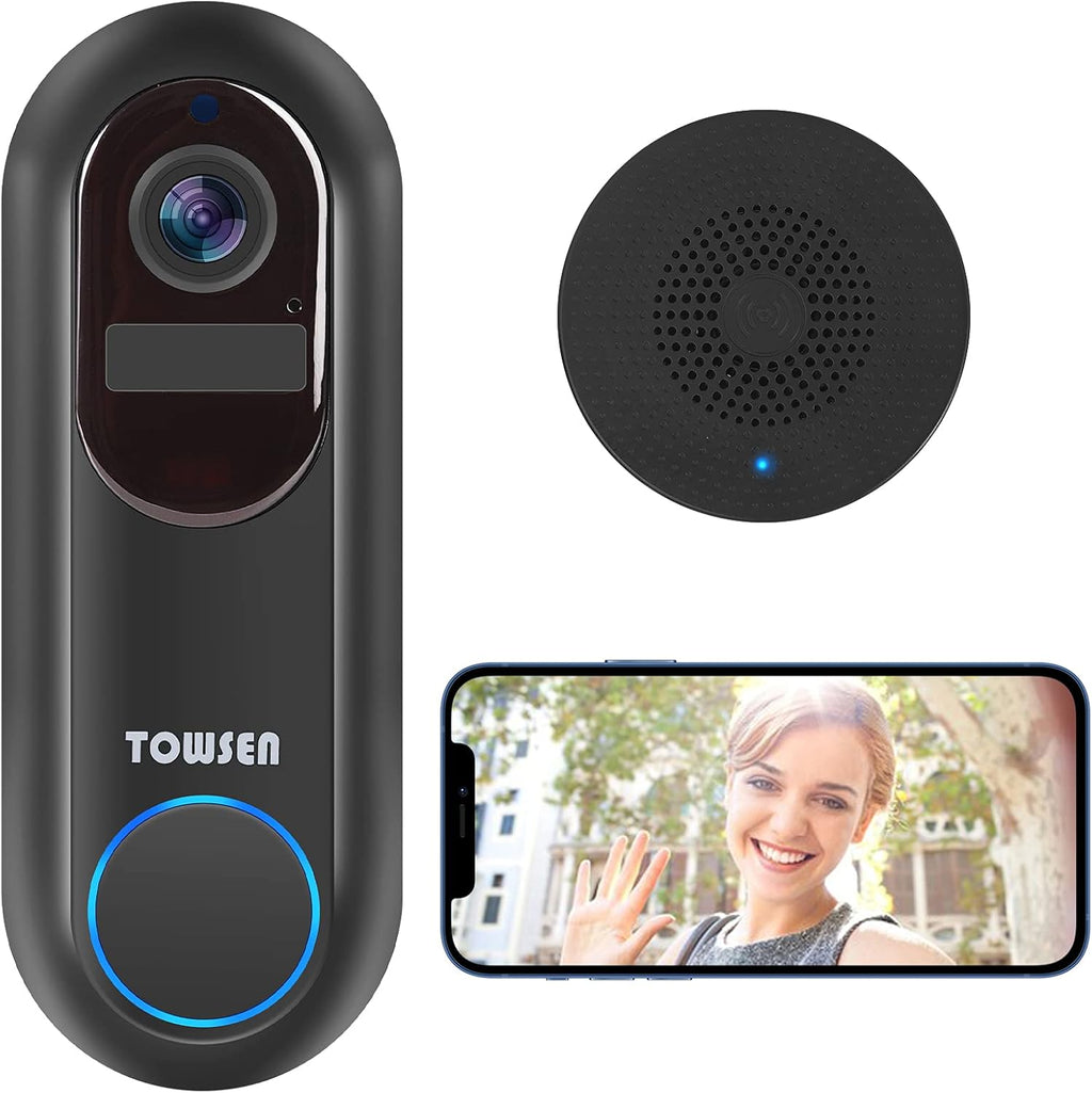 2 Pack Video Doorbell Camera with Chime Y60797