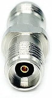 2.4 mm Female to 2.92 mm Female Microwave Adapter, DC to 40 GHz, 50 Ohm, Stainless Steel Body, Pack of 2 X554