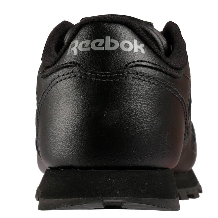 Black Children Leather Trainers O625561