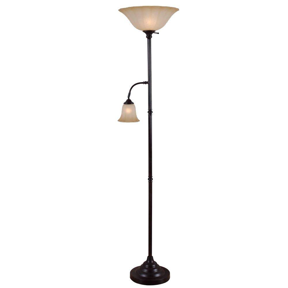 Torchiere, Golden Bronze Finish R7965