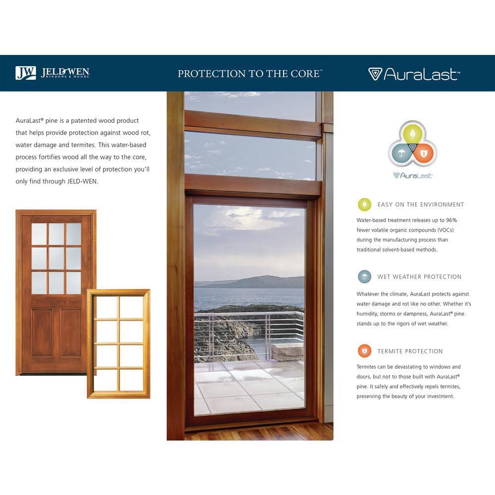 White Painted Clad Wood Awning Window with Screen Y460