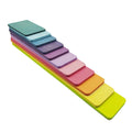11pcs Wooden Rainbow Stacking Game Building Blocks L32340
