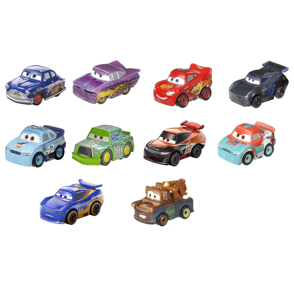 Mini Racers 10-Pack Collectible Compact Vehicles X9527