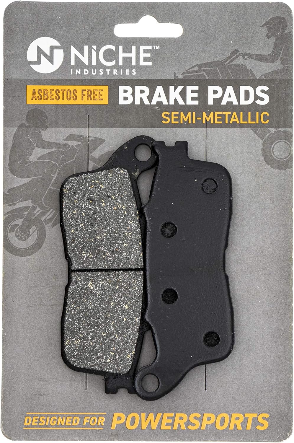 Brake Pad Set Semi-Metallic Pack of 2 Z654