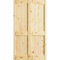 Beige Unfinished Bi-Fold Door L584