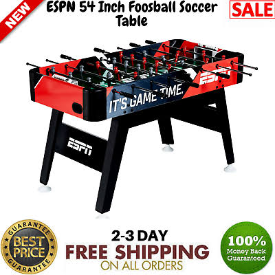 54-Inch Foosball Soccer Arcade Table with Bead Scoring H346944