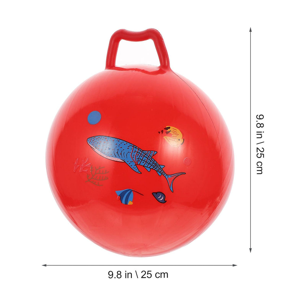 3Pcs Inflatable Hopper Balls with Handle K127476