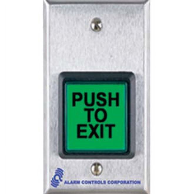 Green Illuminated Pushbutton Switch W8554