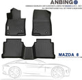 Odorless All Weather Car Floor Mats Full Set Front & Rear Row L47216