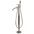 Polished Chrome Freestanding Tub Faucet with Hand Shower N6071
