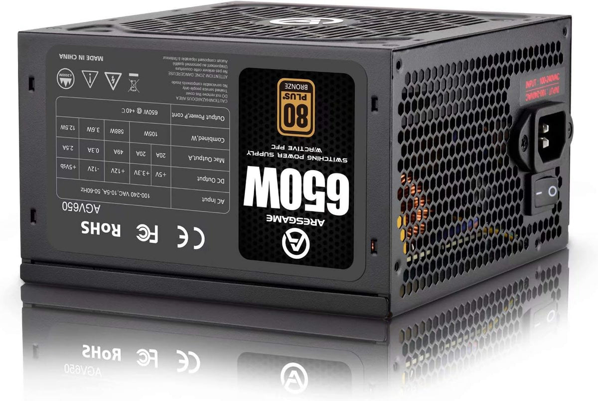 650W 80+ Bronze Certified Power Supply Pack of 2 B146628