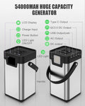 200W Solar Generator with 70W Monocrystalline Portable Solar Panel X844943