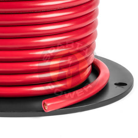 2/0 AWG 25 ft Red Battery Cable with Reel C37728