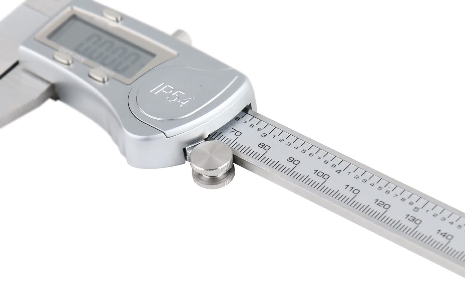 Digital Caliper, 0-8''/0-200 mm Range, 0.0005''/0.01 mm Resolution, Large LCD, Ip54 Water Resistant S608726