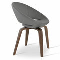 Red Wide Barrel Chair A4085