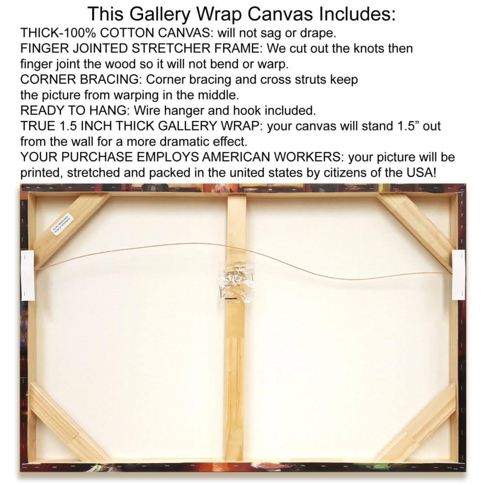 22 Giclee on Gallery Wrap Canvas H229