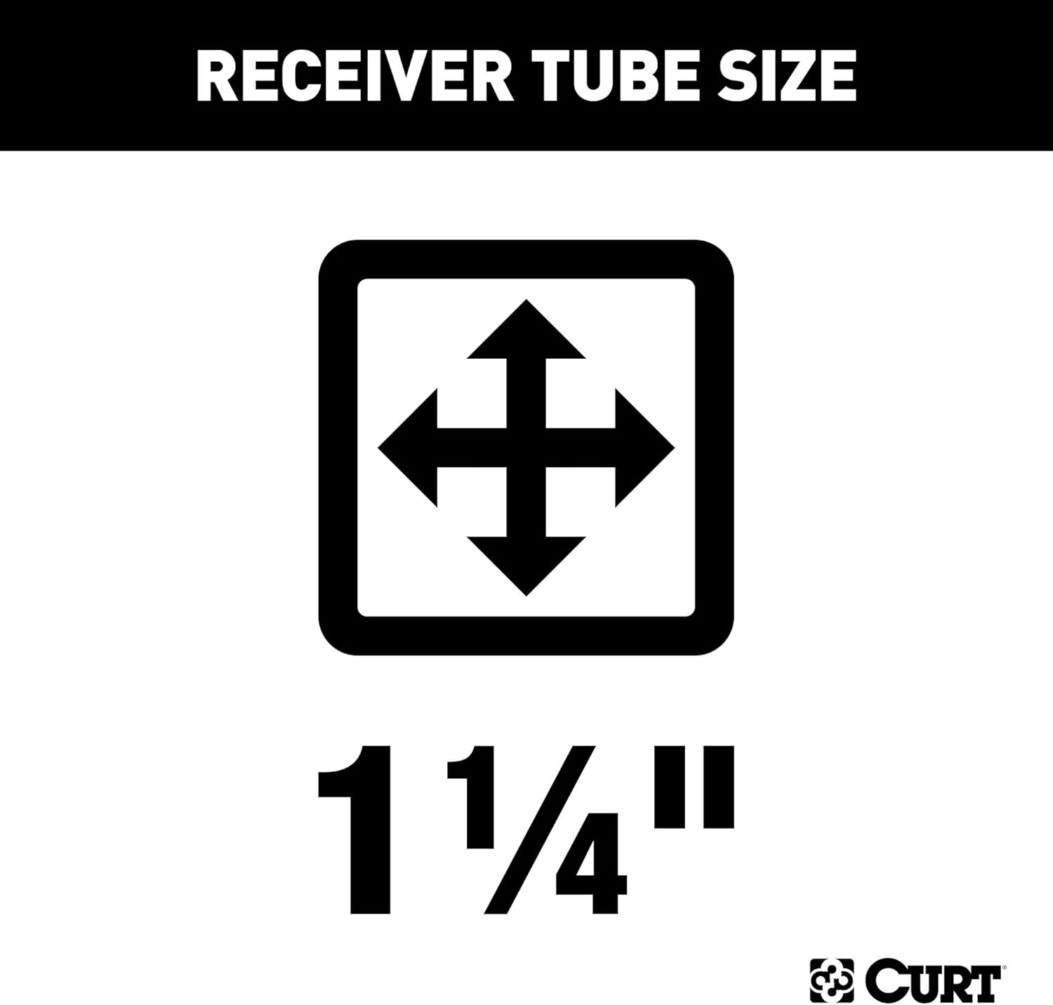 Class 2 Trailer Hitch, 1-1/4-Inch Receiver Q423