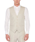 Mens Woven Solid Vest W4827