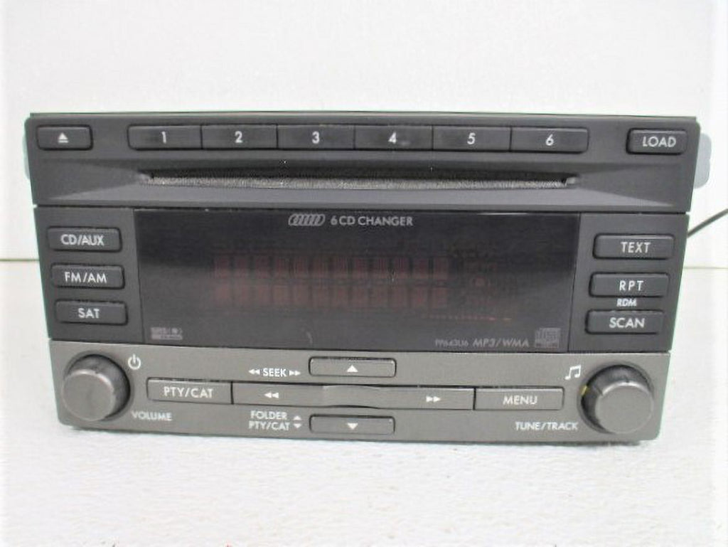 2009-2013 Subaru Forester MP3 6 CD Audio Satellite Radio Receiver OEM T5952