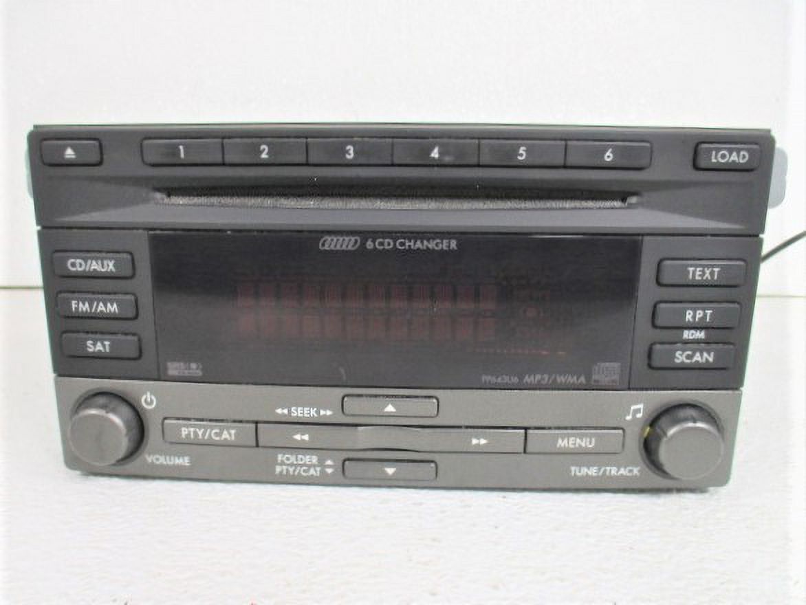 2009-2013 Subaru Forester MP3 6 CD Audio Satellite Radio Receiver OEM T5952