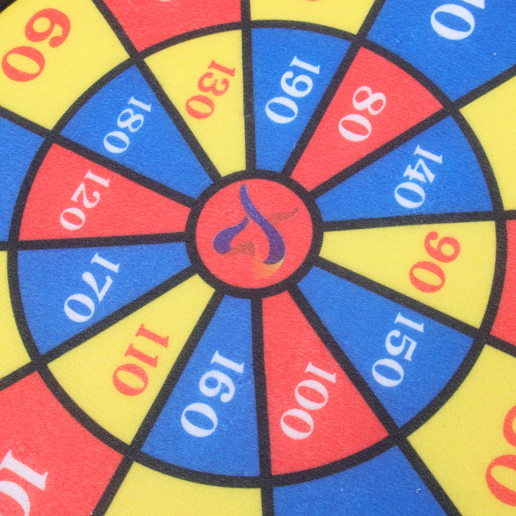 Flocking Dart Board with 4pcs Darts Dartboard Set P12166