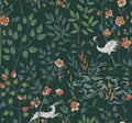 Dark Green Aspen Wallpaper Y712