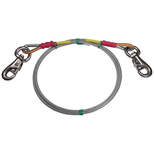 Super Heavy Duty Dog Tie Out Cable with Cattle Snap Both End H235735