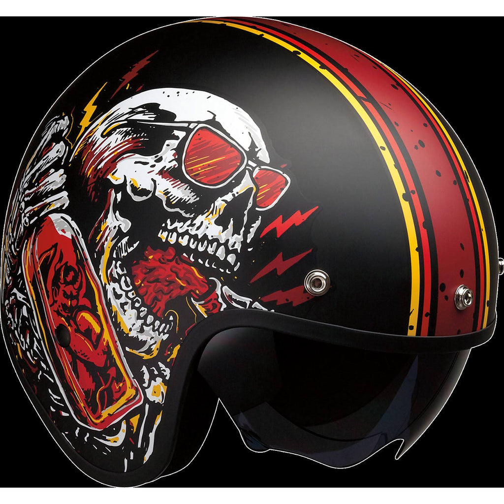 Black/Red Saturn Helmet B1334
