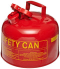 Red 2-1/2 Gallon Metal Safety Can T2154