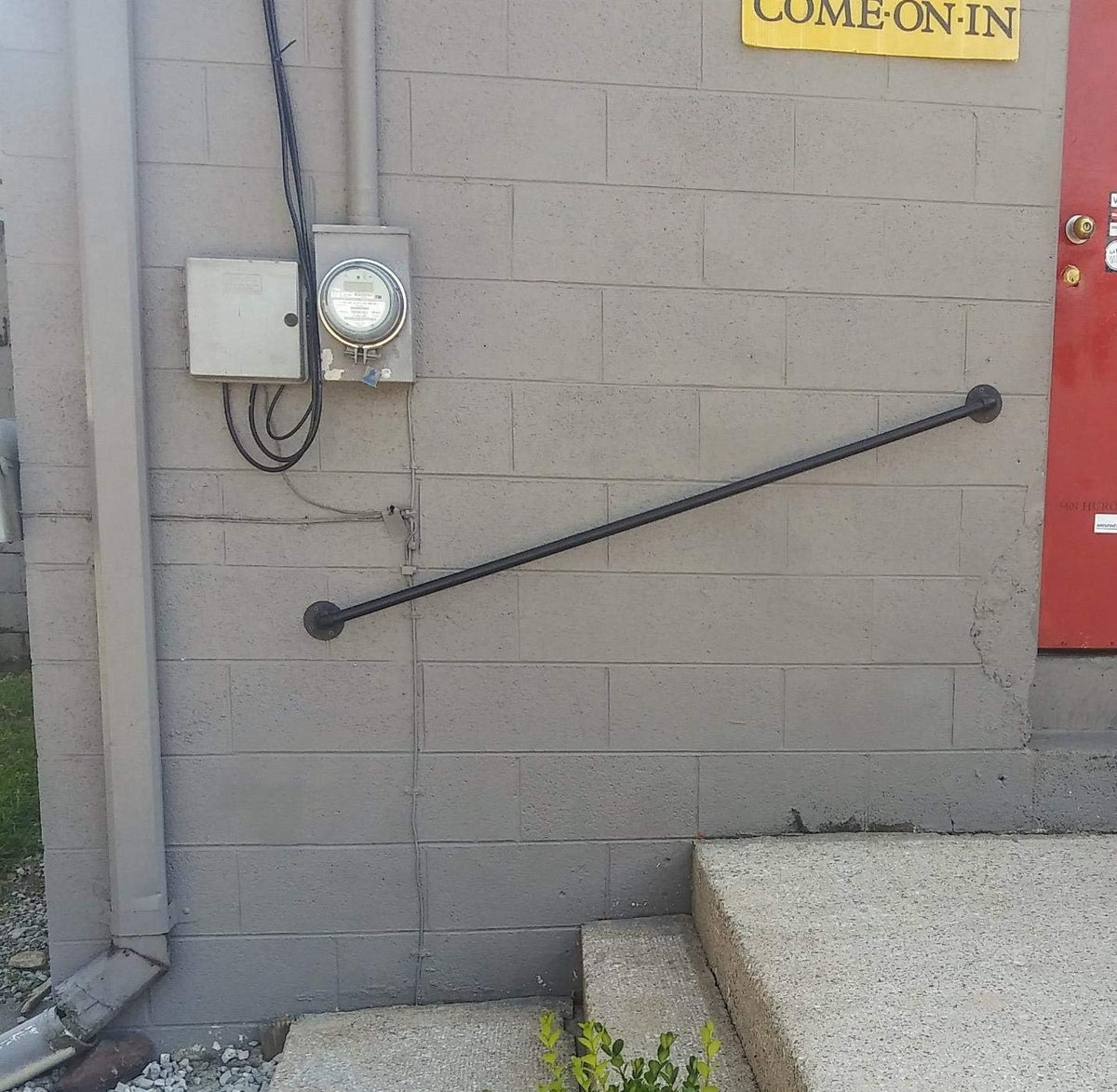 Wrought Iron Banister Rail Handrail for Stairs C192
