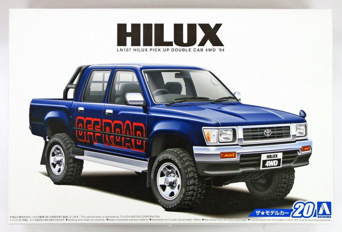 1/24 Toyota LN107 Hilux Pickup Double Cab 4WD D770