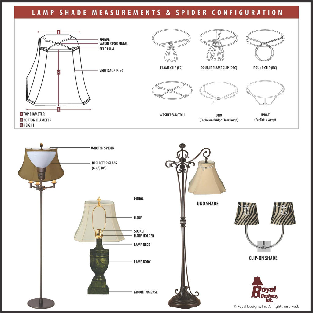 Antique Gold Lamp Shade, 11 x 20 x 14 R4841
