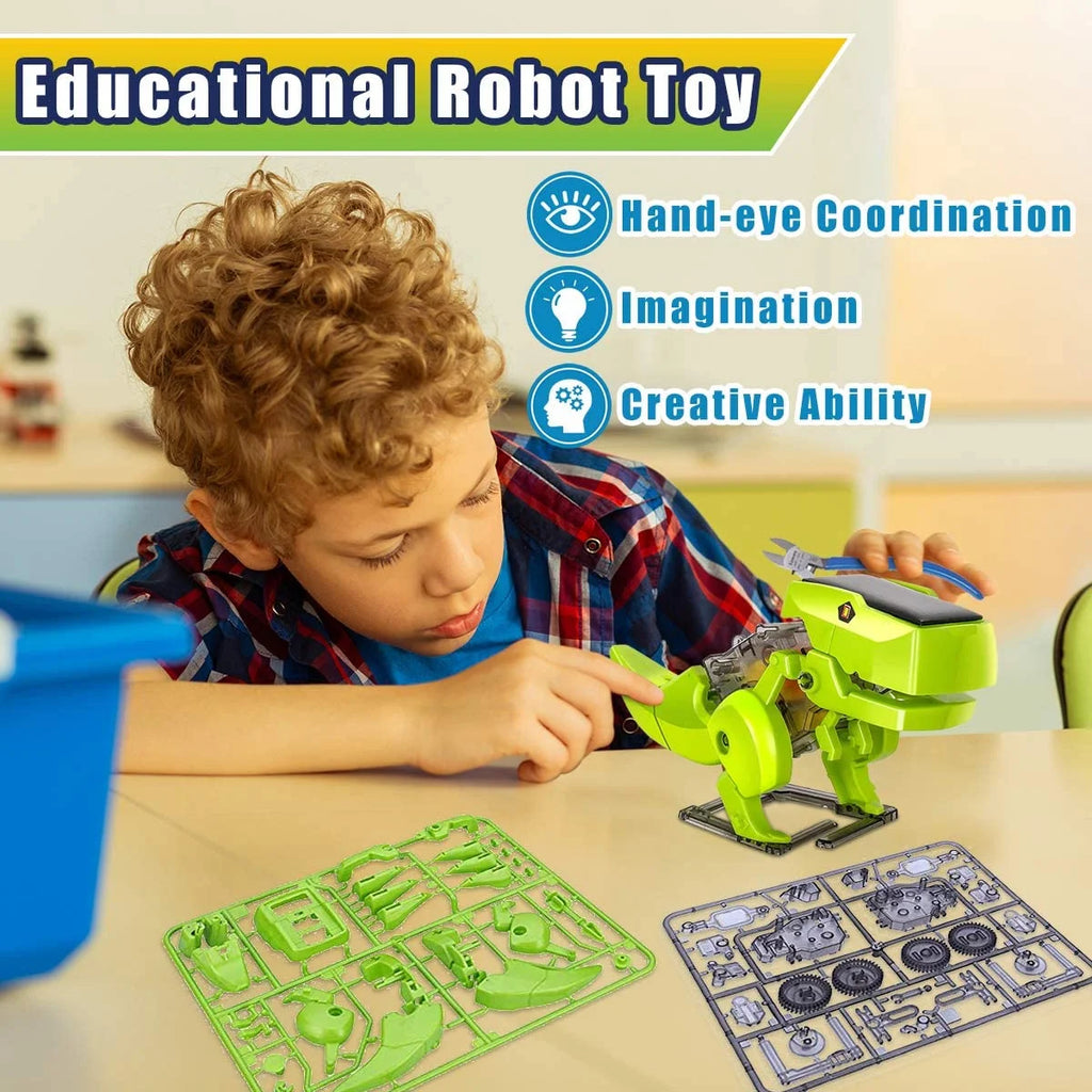 Solar Robot Kit 3-in-1 DIY Dinosaurs Robot Science Kits Toys B1109