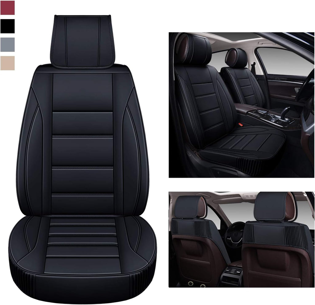 Leather Car Seat Covers Full Set with Faux Waterproof Leather Q863942