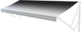 Black Heavy-Duty Vinyl RV Patio Awning Replacement Fabric 10' L8055