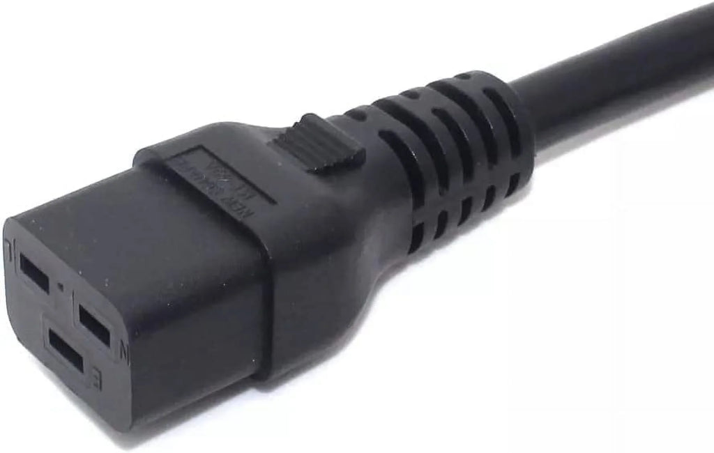 NEMA 6-15P to IEC C19 Power Extension Cord, 6ft M35992
