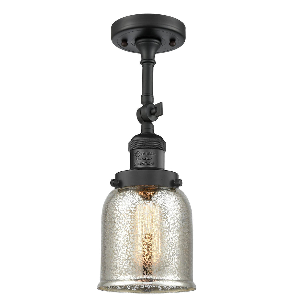 Black Semi Flush Mount Light L543