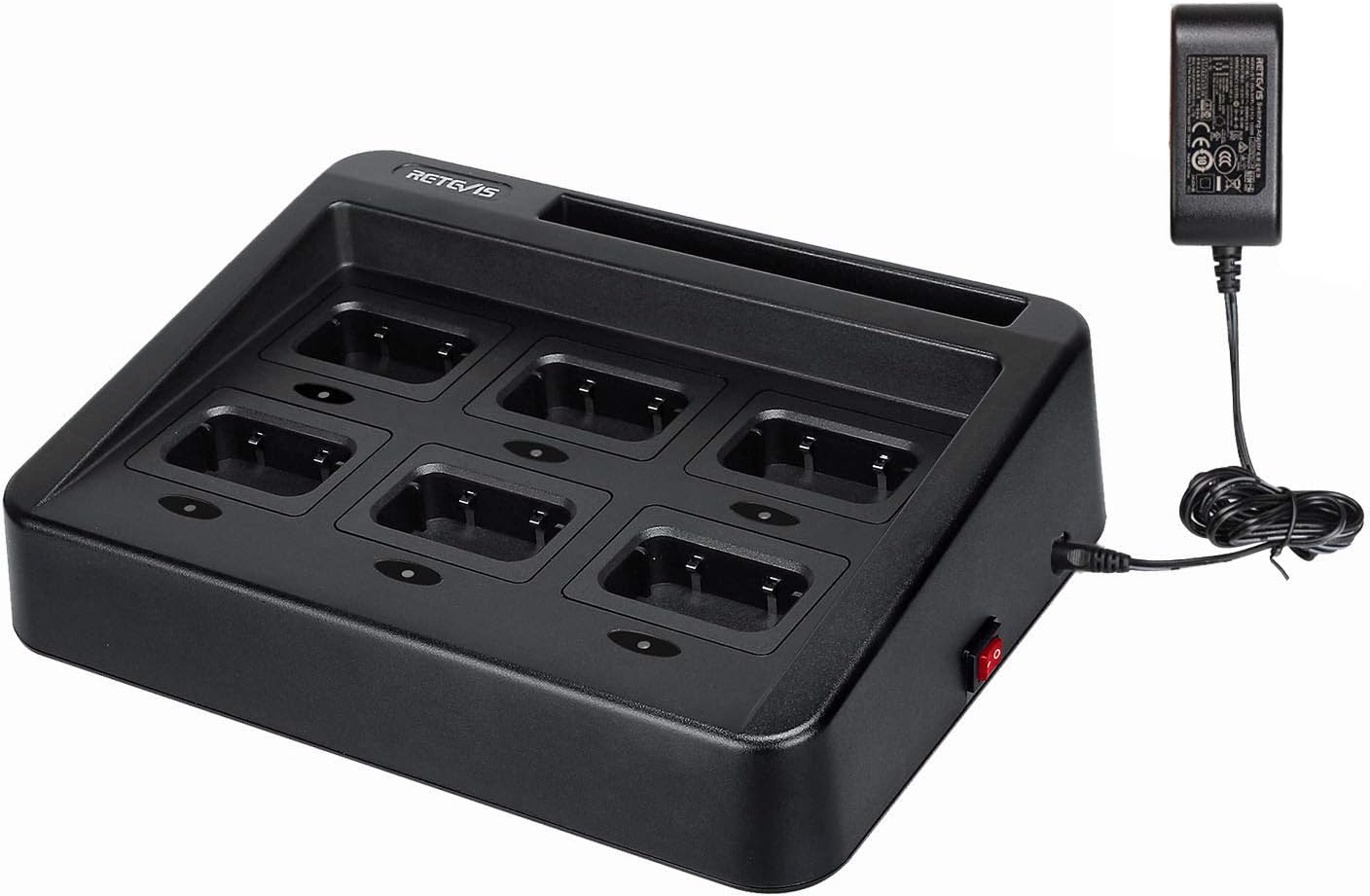 Six-Way Charger for Walkie Talkie (1 Pack) Y484007