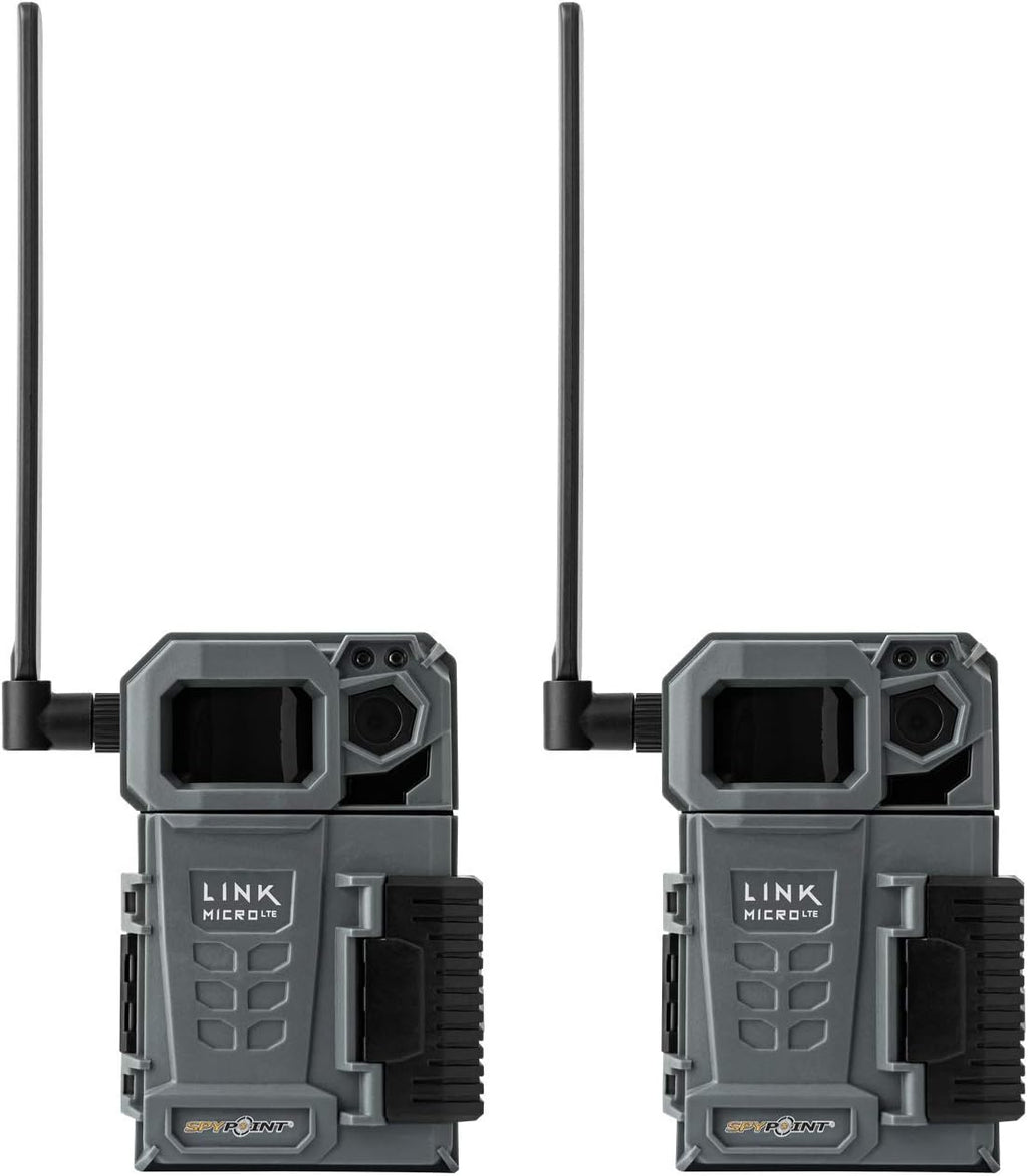 Cellular Trail Camera Twin Pack with SD Cards and Microfiber Cloth Screen Cleaner D2278