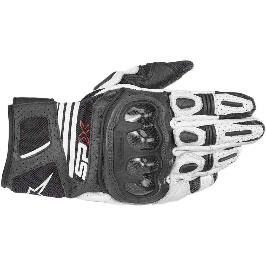 Black White Carbon Gloves M23102