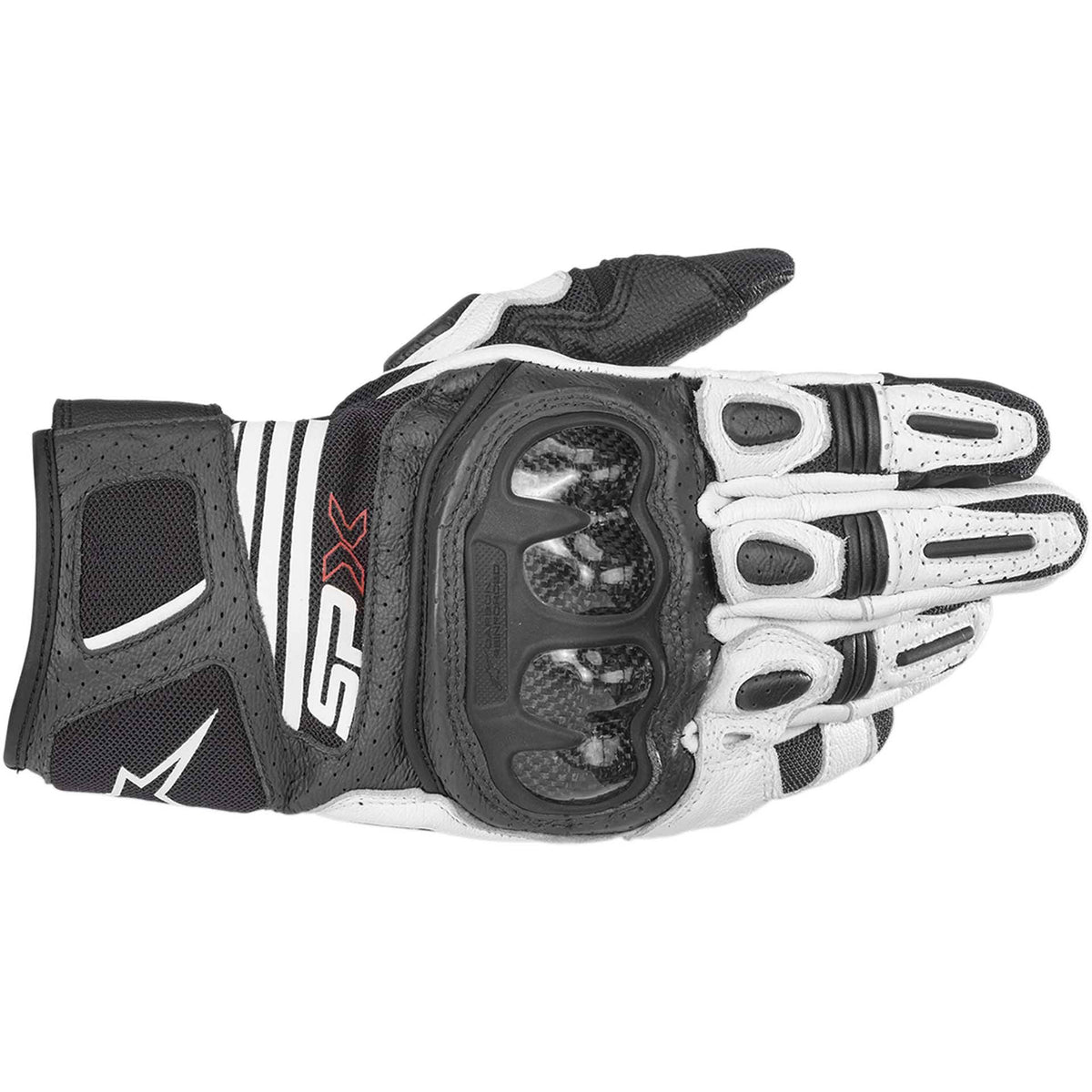 Black White Carbon Gloves M23102