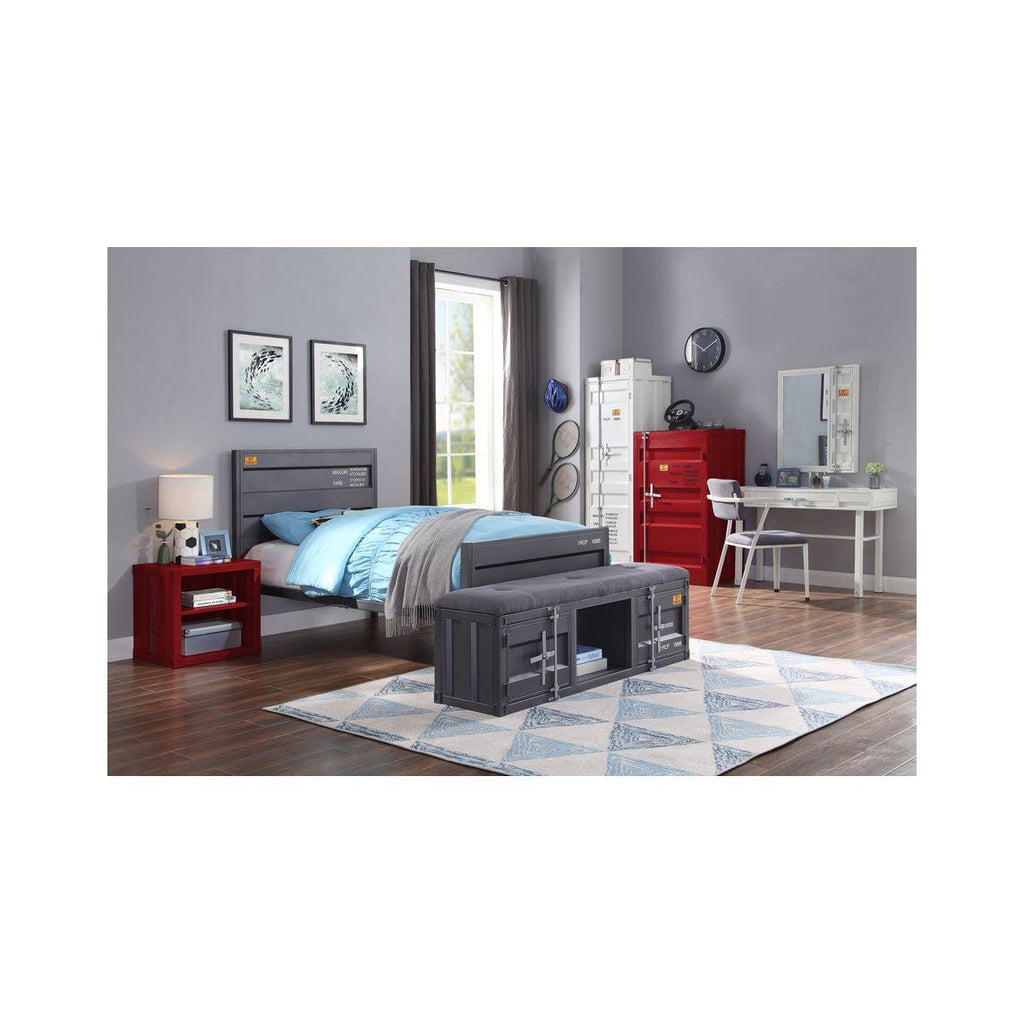 White Single Door Cargo Wardrobe Y731