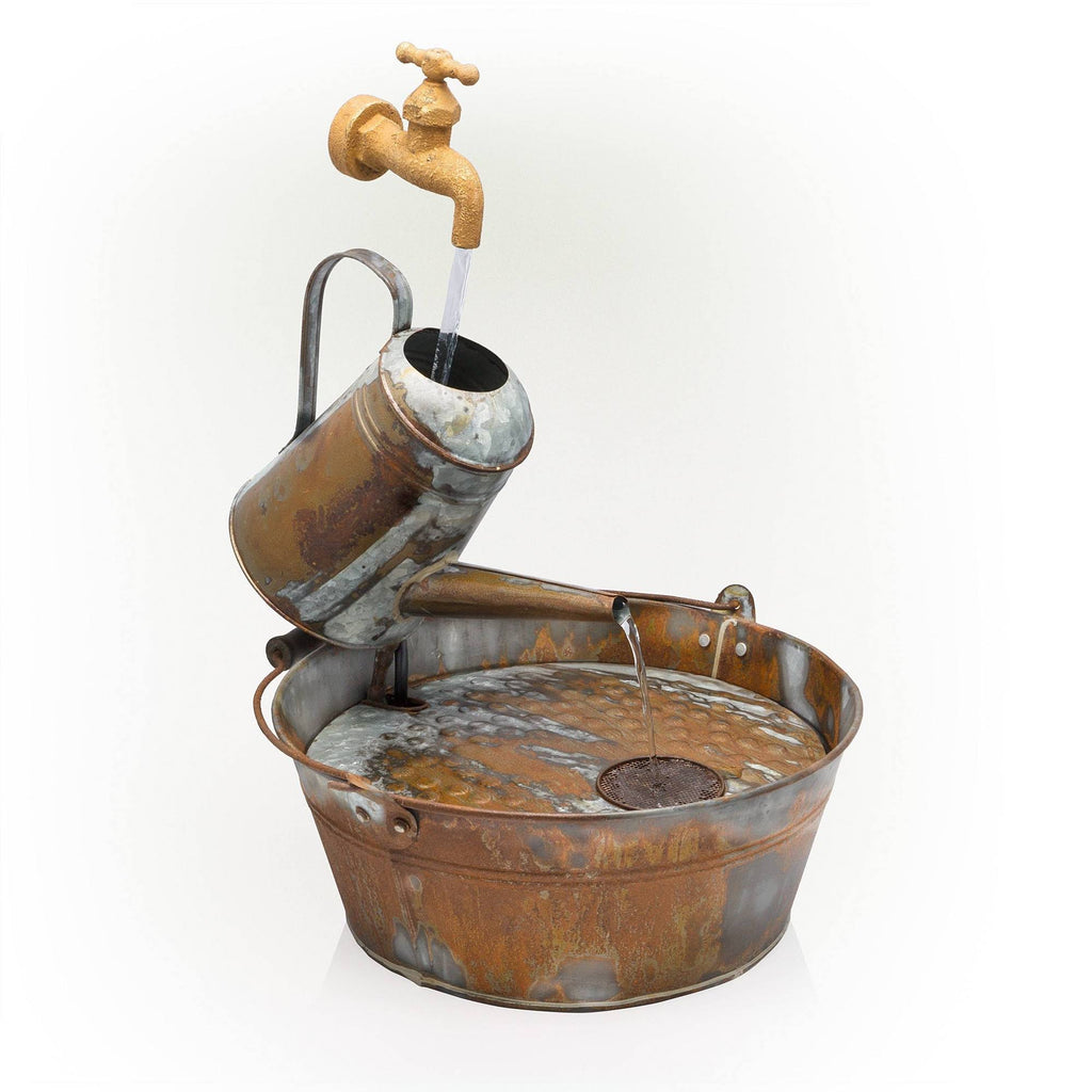 Rustic Metal Watering Can C643554
