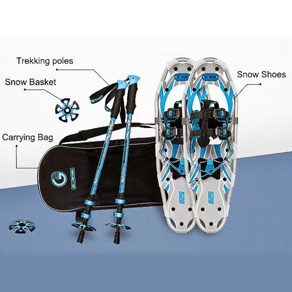 Aluminum Alloy AntiSlip Adjustable Snowshoes P635