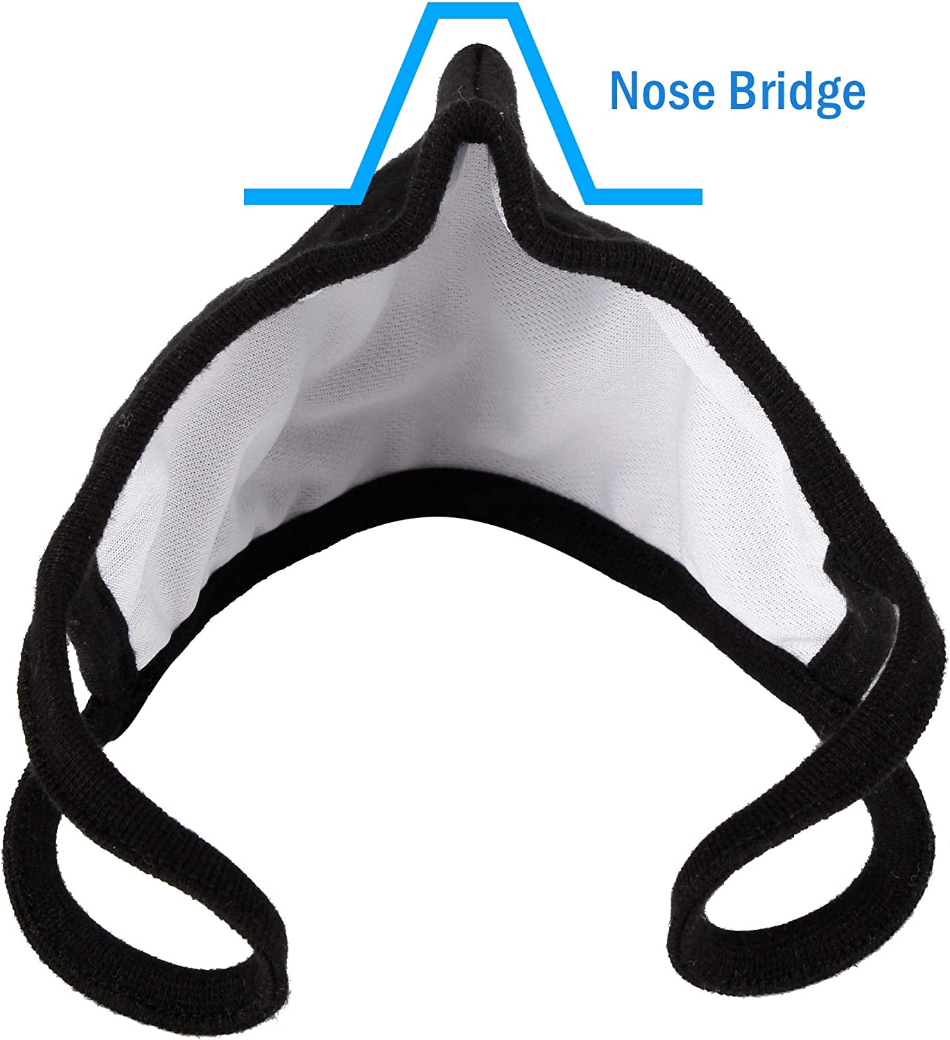 3-Ply Washable Reusable Cloth Face Mask with Nose Wire 6 Pack D96756