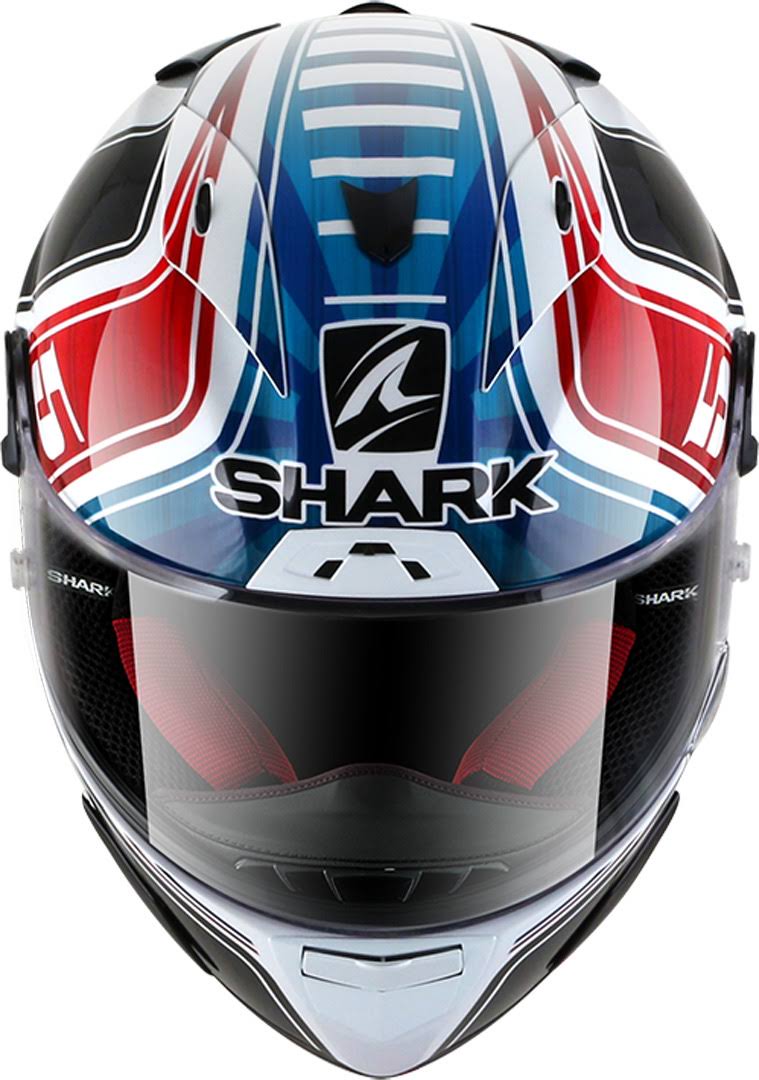 White - Blue - Red Helmet S67374