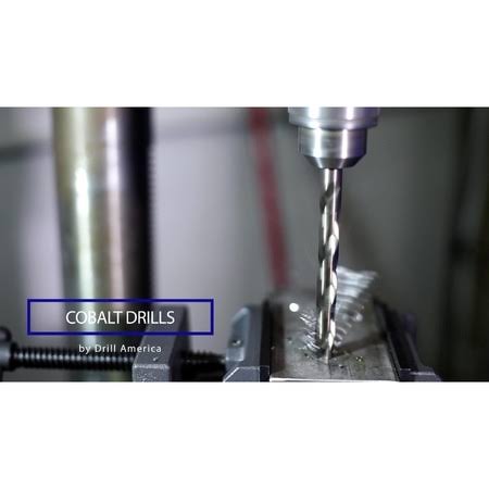 63/64 Cobalt Steel Taper Length Drill Bit K37398